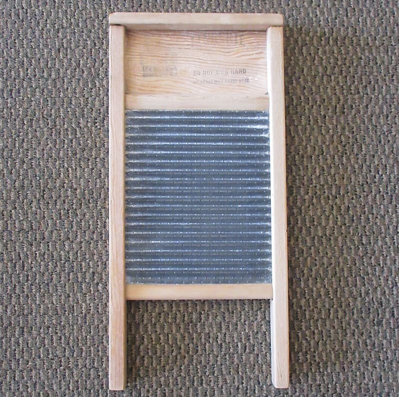 National Washboard Co. No. 703 Zinc King Washboard Reverb