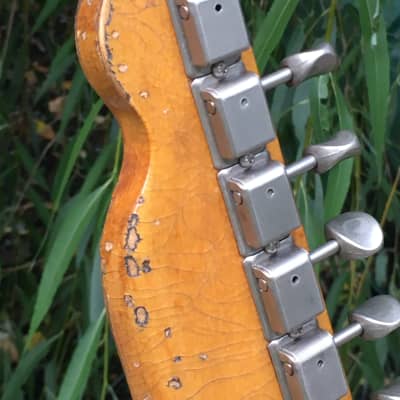 Vintage Custom Telecaster 1990s Classic Blonde Custom Built Relic Aged Nitro Neck Esquire ES63 image 17