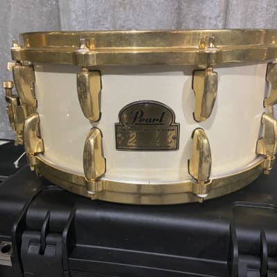 Pearl GOLD PLATED Dennis Chambers Signature 6.5x14" *RARE* image 7