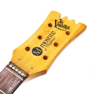 1966 Mosrite The Ventures Model Mark V Vintage Electric Guitar Neck – Rare Original ’66 MK V German Carve Ventures II Part Made in Bakersfield CA (B802) image 7