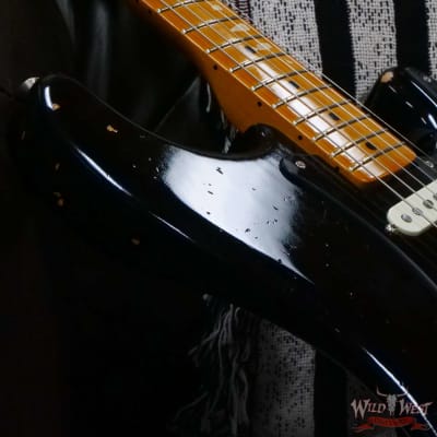 2021 Fender Custom Shop Team Built David Gilmour Signature Stratocaster Relic Black over 3 Tone Sunburst image 10