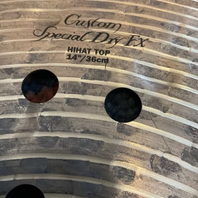 Zildjian K Custom Special Dry FX 14"  - Hi Hat Cymbal top image 3