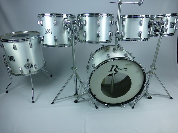 Rogers Big R 6pc Kit 1970 s Silver