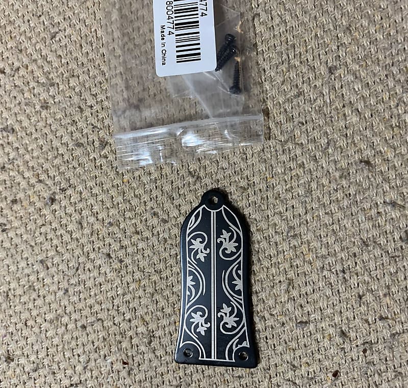 Guitar 3 Holes Truss Rod Cover Black | Reverb