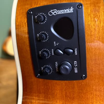 Brunswick BTK50SB in Sunburst Electro-Acoustic Guitar image 4