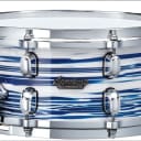Tama Starclassic Maple 6.5x14 Snare Drum - Blue and White Oyster