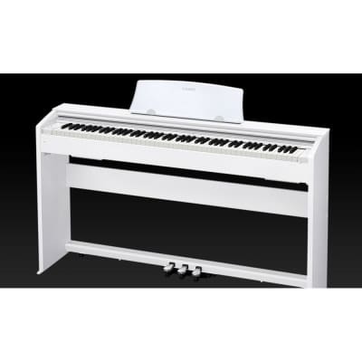 Casio Privia PX-770 88-KEY Digital Piano Keyboard WHITE w USB but-in effects, recording and more