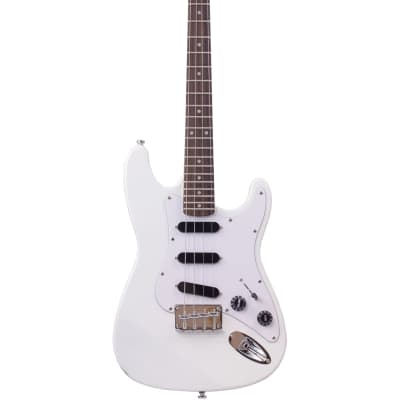 Eastwood Guitars Model S Tenor - White - Solidbody Electric Tenor - NEW! image 1