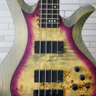 Schecter Riot-4 Bass Guitar - Aurora Burst image 5