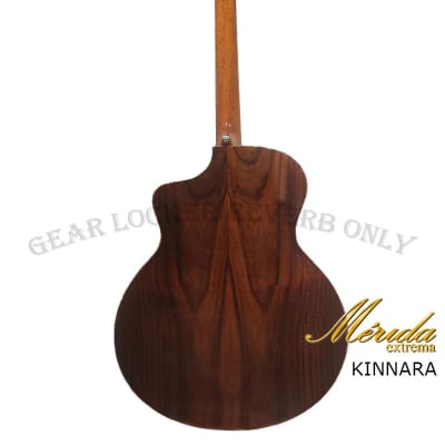 Merida Extreme Kinnara Solid sitka Spruce & Rosewood Electronic acoustic guitar image 3