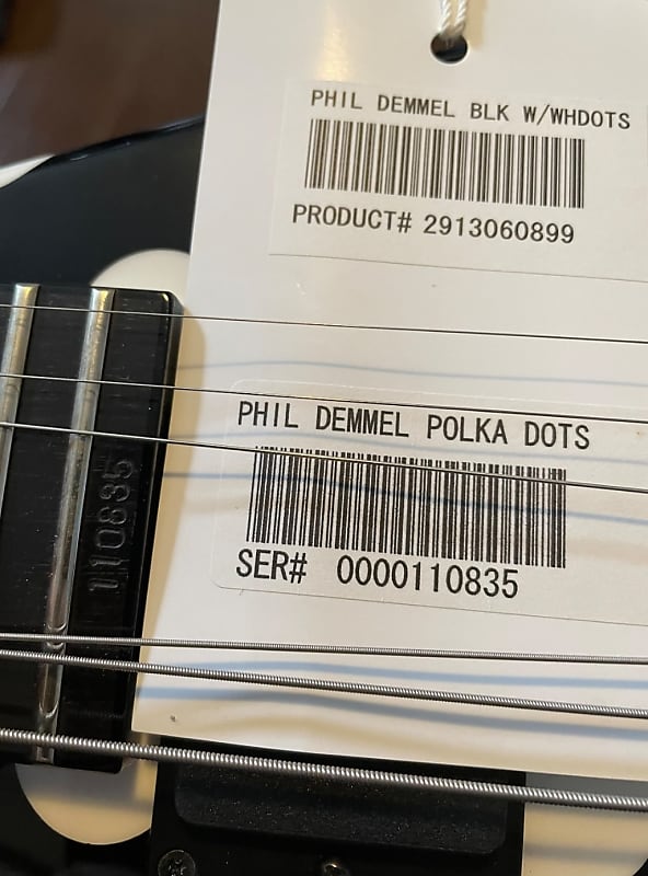 Jackson Phil Demmel Signature King V Polka Dots Randy Rhoads