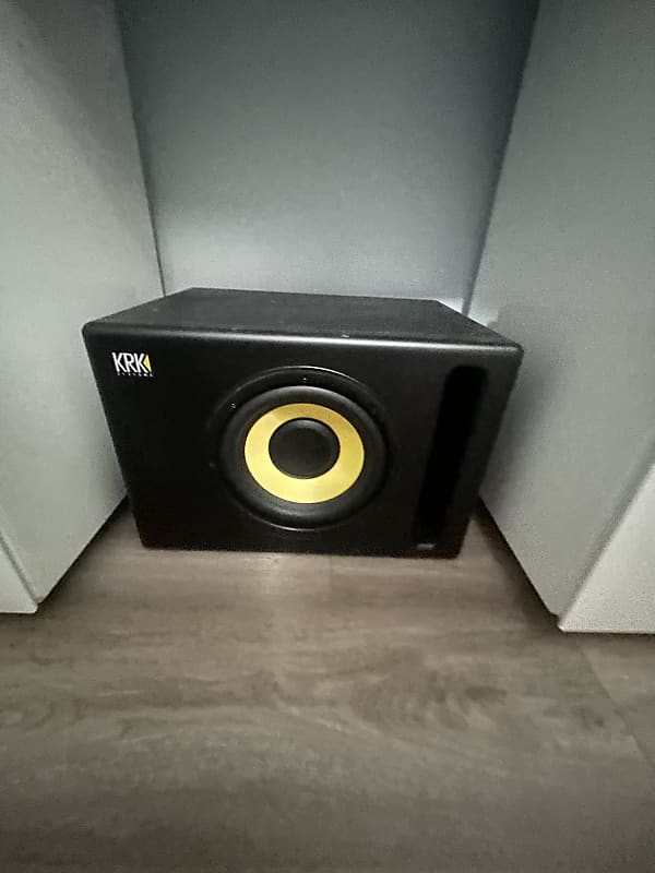 KRK S8.4 8" Active Studio Monitor Subwoofer 2021 - Black image 1