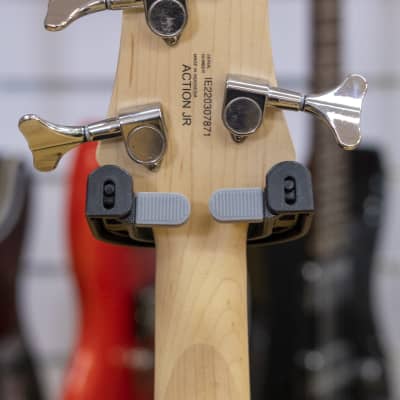 Cort Action Junior Short Scale Bass Guitar (Open Pore Walnut) image 9