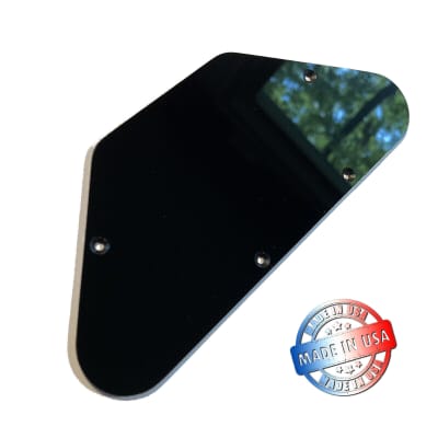 Black Plastic Control Cavity Cover Back Plate Newer Style Gibson SG Made In USA image 4