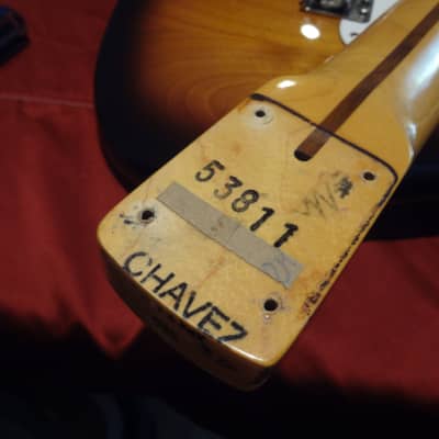 Fender American Vintage '57 Reissue Left Handed Stratocaster 2012 Sunburst image 11