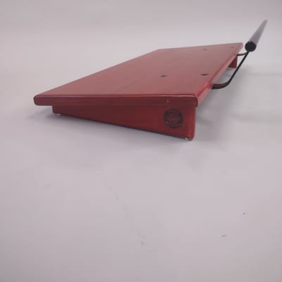 Packard Pedal Boards 12"x 24" Matte Red Maple Slanted Pedal Board - Transparent Red Matte image 4