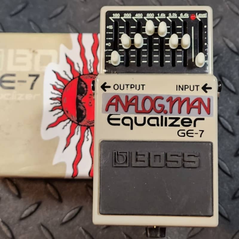 Analogman Boss GE7 Graphic Equalizer Pro Mod EQ Taiwan Reverb