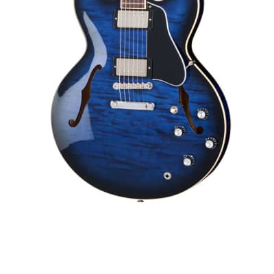 Gibson USA ES-335 Figured Deep Ocean Burst w/case image 1