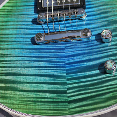 Gibson Les Paul Custom 2021 Zodiac Electric Guitar Aurora Borealis Burst image 3