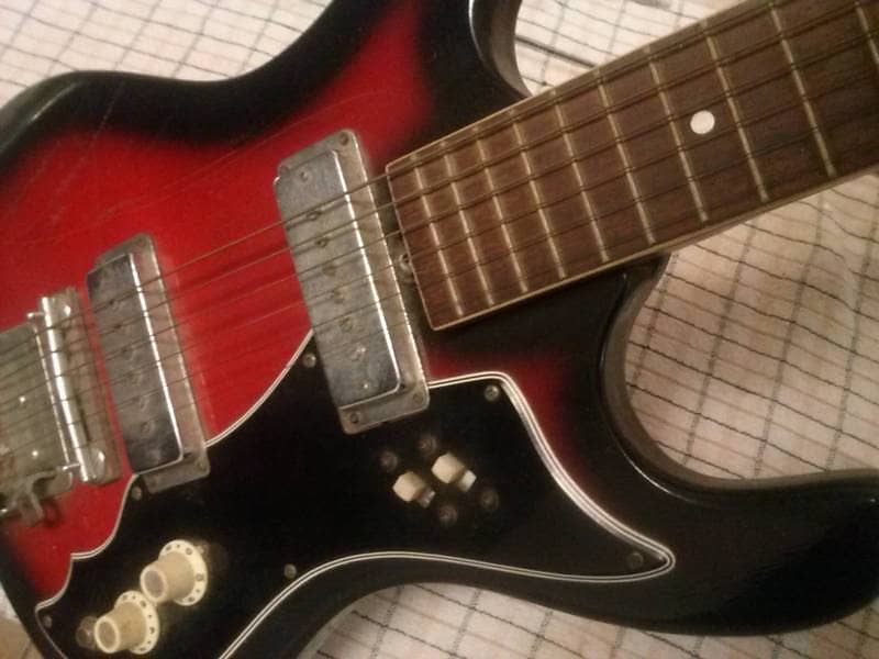 electric guitar JAPAN 1966 sunburst Reverb Australia