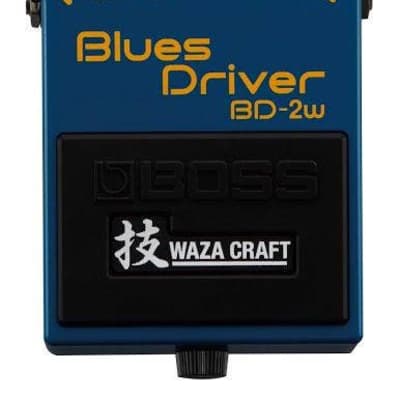 BOSS BD-2W Blues Driver Waza Craft Overdrive Pedal w/ Patch Cables