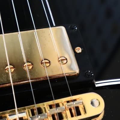 2021 Gibson Les Paul Custom Black Electric Guitar Gold Hardware Custom Shop image 21