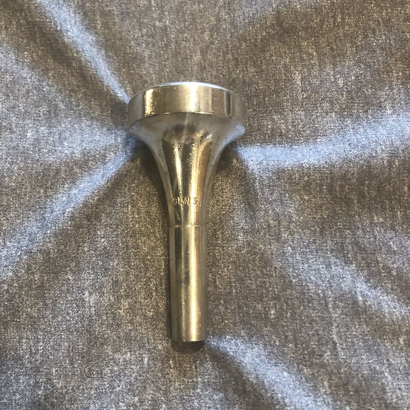 Conn 3 - Silver Trombone Mouthpiece - Small Shank