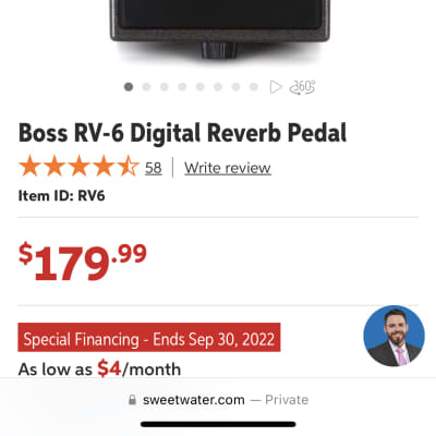 Boss RV-6 Reverb image 3