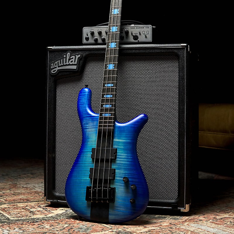 Spector NS-4 – Hyper Blue – Woodstock Custom Collection image 1