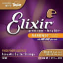 Elixir- 16182, Phosphor Bronze Acoustic Guitar Strings, Nanoweb Coating, HD Light, 13-53