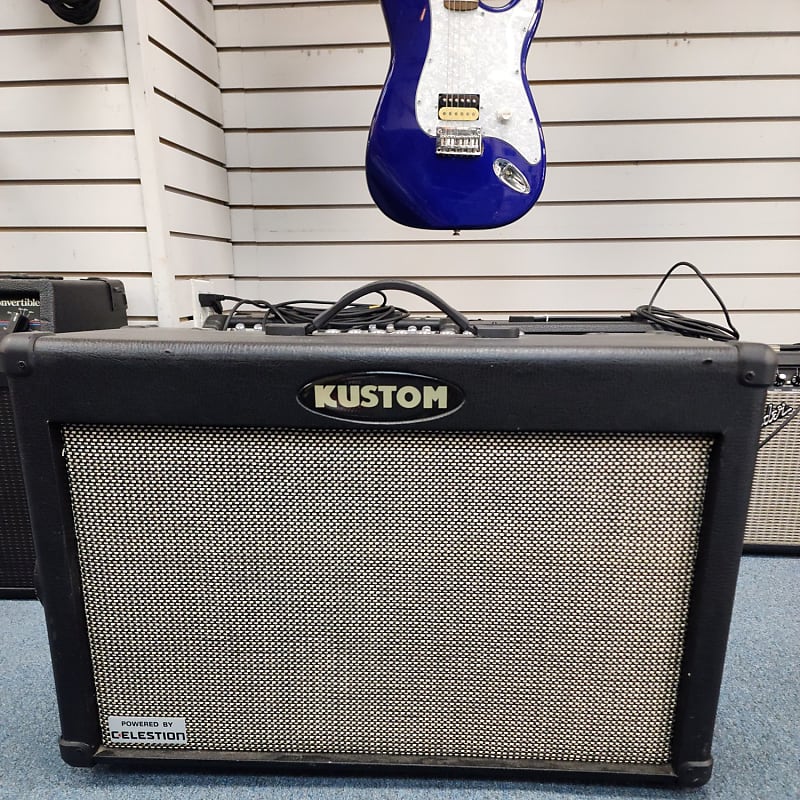 Used Kustom Quad DFX 100 Watt Amplifier Reverb