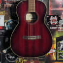 Ibanez PN12E Acoustic Electric Parlor Guitar - Vintge Mahogany Sunburst