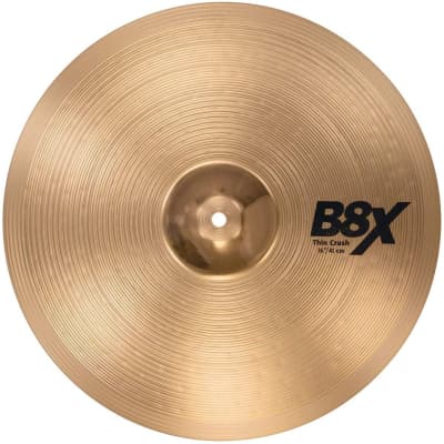 Sabian B8X Thin Crash Cymbal, 16 in. image 1