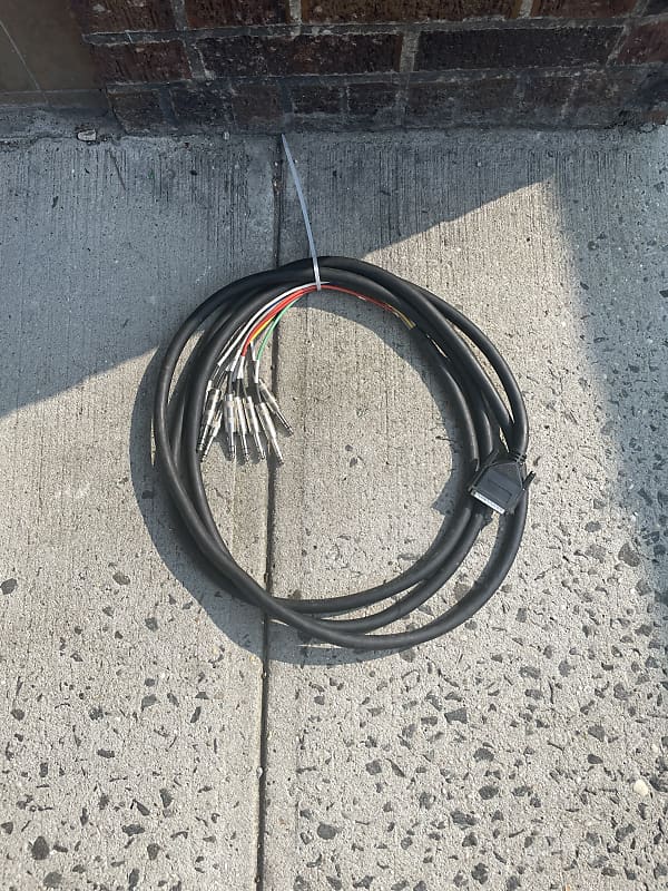 Hosa TDIF to ¼” Tip Ring Sleeve Cable 13’ (8Channel) Reverb