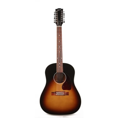Gibson J-45 Standard 12-String Acoustic-Electric Vintage Sunburst image 2