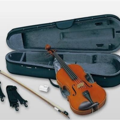 Yamaha YVN00344 Student Violin Outfit 4/4 Size ABS Case and Bow image 1