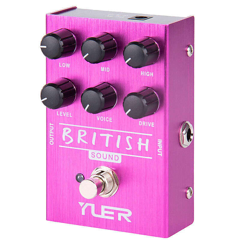 YUER British Sound Marshall Amp Simulator Guitar Pedal Reverb