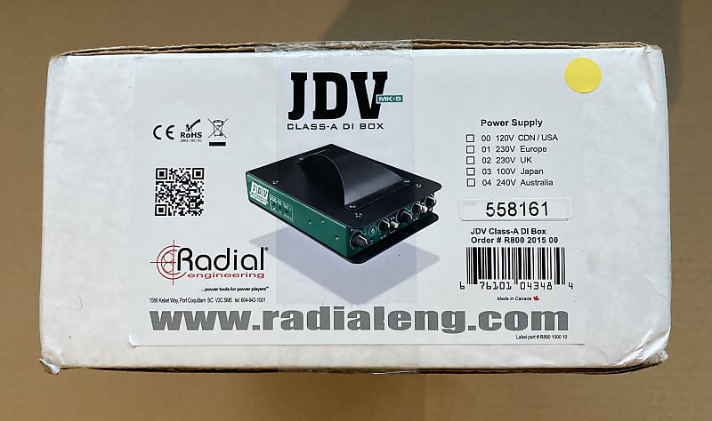 Radial Engineering JDV Mk5 Active Direct Box image 1