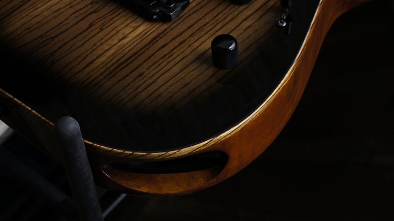 ESP USA M-III 2 GT - Zebrawood - See Thru Black Sunburst