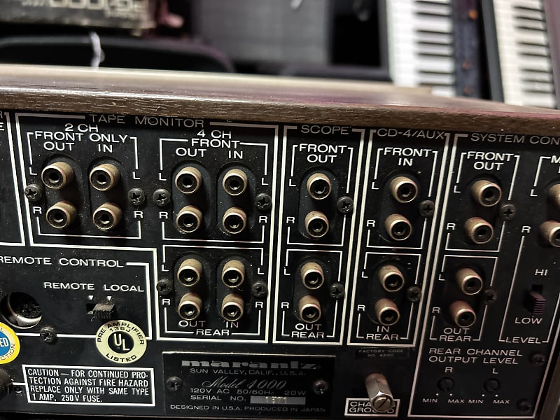 marantz 4000 アンプ Fully Restored Marantz 4000 Quadraphonic/Stereo Preamp