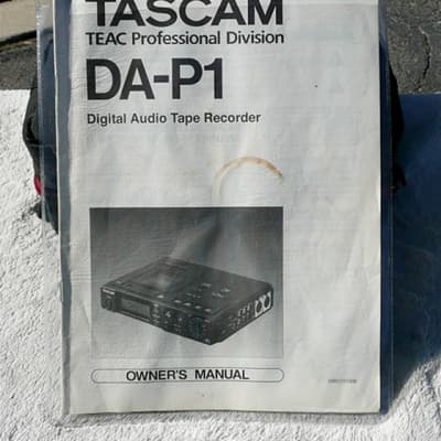 TASCAM DA-P1 Portable Digital Audio Tape Recorder - With Carry Case - Battery - Manual - Power Supply and 2) DAT Tapes - Shop Inspected / Tested - Excellent Condition - Works - Sounds - Looks Great - Free Shipping image 6