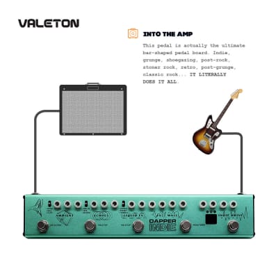 Valeton Dapper Indie Ambient Psychedelic Garage Postrock Alternative Rock Guitar Bass Multi Effects(U.S. domestic inventory) image 4