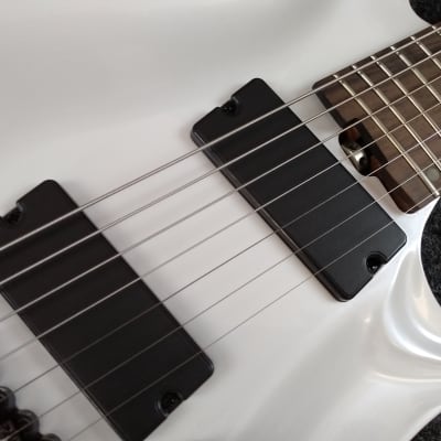 KOLOSS X7 headless Aluminum body 7 string electric guitar white image 6