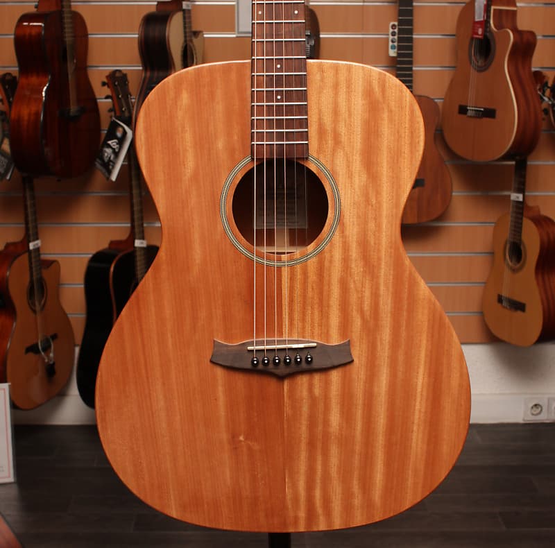 Tanglewood TW130 SM Premier Historic Solid Mahogany Parlor Natural Satin