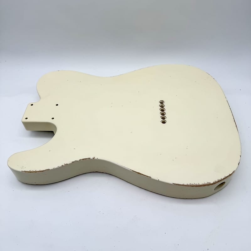 MJT USA Telecaster Relic Body Alder Vintage White New MJT4164