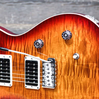 PRS CE 24 Bolt-On Pattern Thin Dark Cherry Sunburst Electric Guitar w/Bag #0373246 image 7
