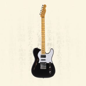 Fender Japan Limited Telecaster Thinline Ssh Electric Guitar - Black Tn-Spl Blk image 3