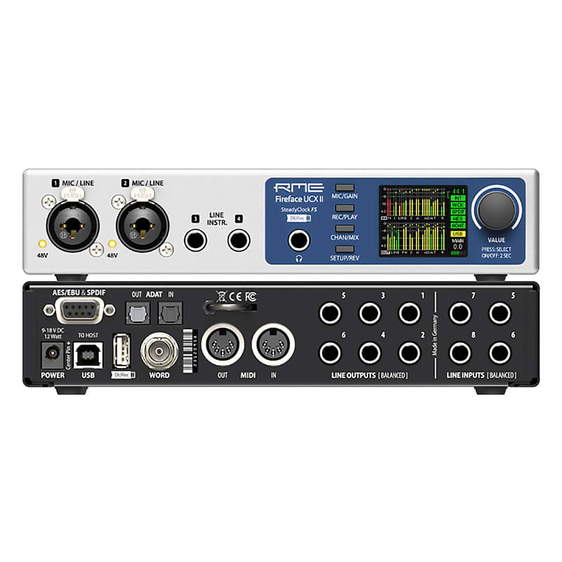 RME Fireface UCX II 20-In/20-Out USB 2.0 Audio Interface w/ 2 Preamps