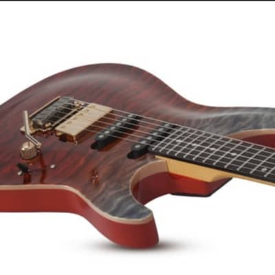 Schecter California Classic Series Electric Guitar w/ Case - Bengal Fade 7303 image 13
