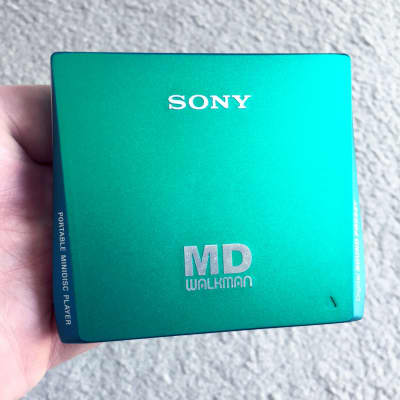 Sony MZ-E75 Walkman MiniDisc Player, Awesome Rare Green ! Working ! image 12